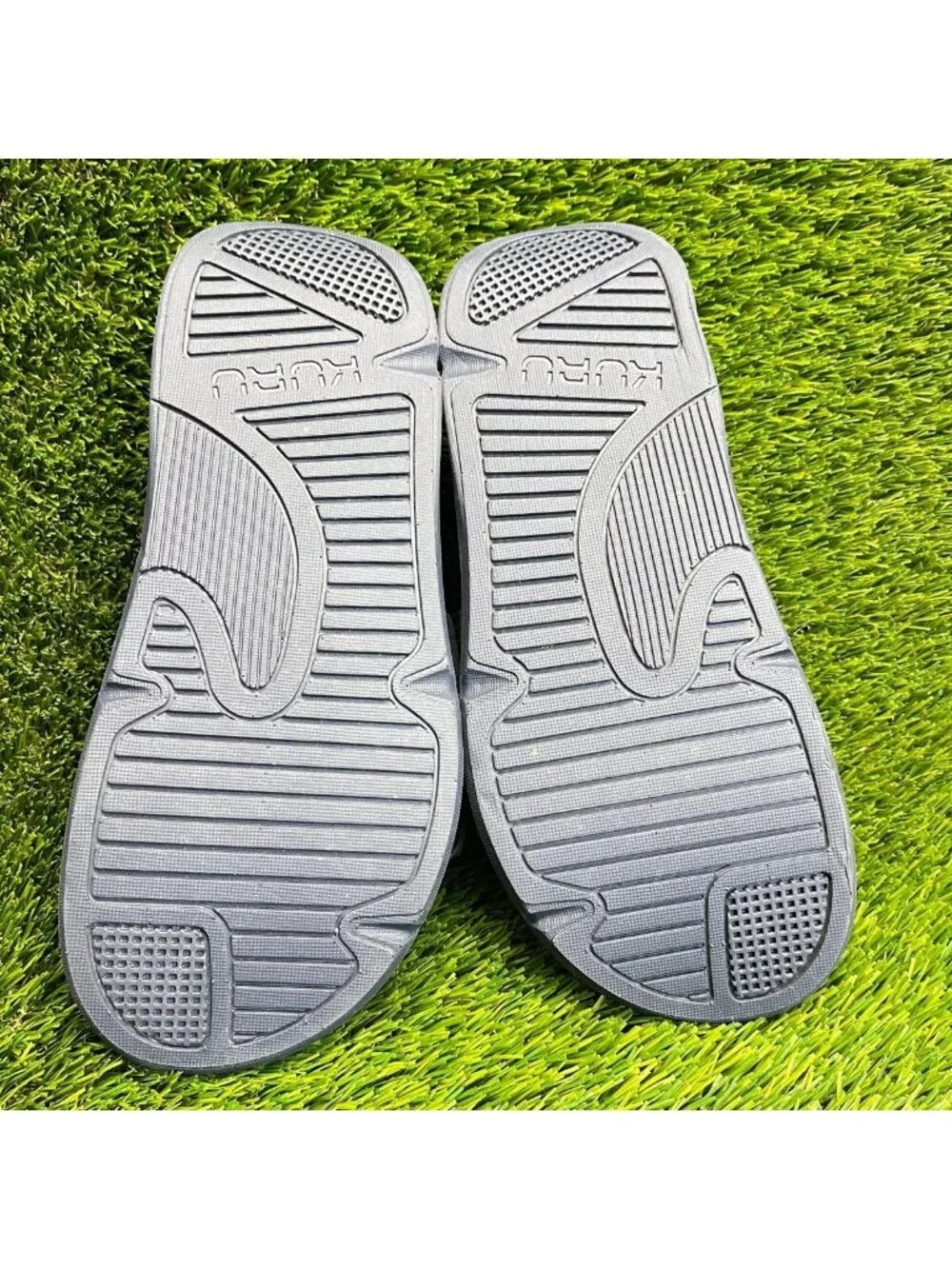 Kuru Moment Mens Size 7 Navy Blue Beach Walking Outdoor Slip On Slide Sandals